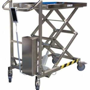 TABLE élévatrice Inox 100 kg Electrique triple ciseaux